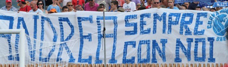 andrea toninelli sempre con noi curva brescia calcio