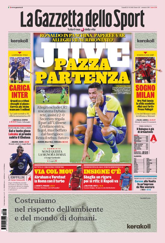 prime pagine