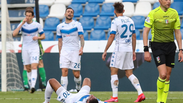 Sport Calcio Serie B Reggio Emilia Mapei Stadium Reggiana Brescia nella foto delusione Brescia 05/04/2021 nicoli@newreporter/SILPRESS