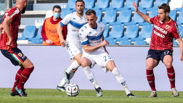 Sport Calcio Serie B Reggio Emilia Mapei Stadium Reggiana Brescia nella foto Antonino Ragusa 05/04/2021 nicoli@newreporter/SILPRESS