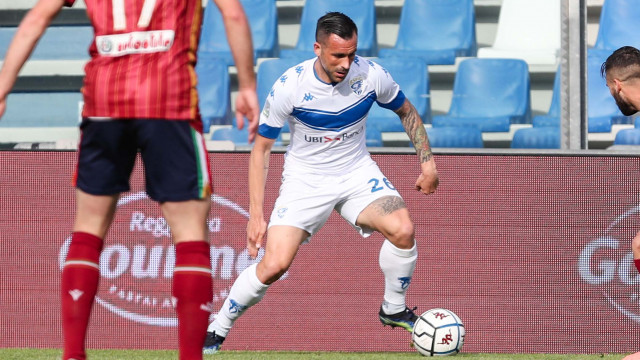 Sport Calcio Serie B Reggio Emilia Mapei Stadium Reggiana Brescia nella foto Bruno Martella 05/04/2021 nicoli@newreporter /SILPRESS