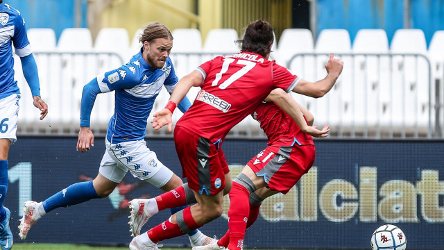 Sport Calcio Serie B Stadio Mario Rigamonti Brescia Spal nella foto Birkir Bjarnason 1/05/2021 nicoli@newreporter
