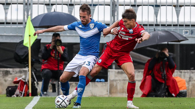 Sport Calcio Serie B Stadio Mario Rigamonti Brescia Spal nella foto Antonino Ragusa 1/05/2021 nicoli@newreporter
