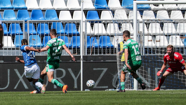 Sport Calcio Serie B Stadio Mario Rigamonti Brescia Pisa nella foto gol Florian Ayé 7/05/2021 nicoli@newreporter