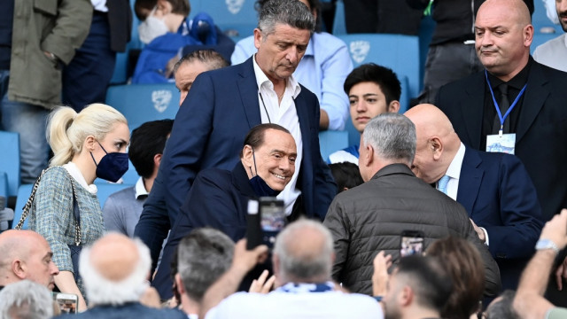 Db Brescia 18/05/2022 - Play Off serie B / Brescia-Monza / foto Daniele Buffa/Image Sport
nella foto: Silvio Berlusconi