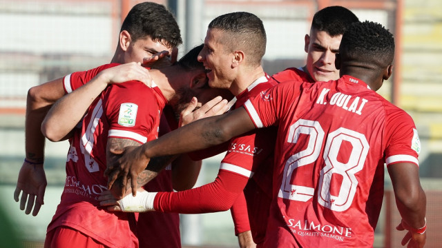 Photo LiveMedia/Loris Cerquiglini
Perugia, Italy, February 04, 2023, Italian soccer Serie B match
AC Perugia vs Brescia Calcio
Image shows:
casasola tiago (n.24 perugia calcio) rejoices 2-0 penalty
LiveMedia - World Copyright