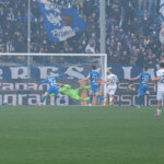 Luca Lezzerini of Brescia Calcio FC during the Italian Serie B soccer championship match between Brescia Calcio and FC Sudtirol at Mario Rigamonti Stadium on February 23, 2025, Brixia, Italy.