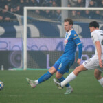 Matthias Verreth of Brescia Calcio FC during the Italian Serie B soccer championship match between Brescia Calcio and FC Sudtirol at Mario Rigamonti Stadium on February 23, 2025, Brixia, Italy.