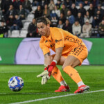 Leandro Chichizola (Spezia) in action during Spezia Calcio vs Brescia Calcio, Italian soccer Serie B match in La Spezia, Italy, March 28 2025