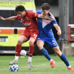 Gabriele Calvani (Brescia) during Brescia Calcio vs AC Pisa, Italian soccer Serie B match in Brescia, Italy, April 25 2025