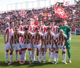 the starting line up of L.R. Vicenza during the match of 6th day of the Serie A Championship between L.R. Vicenza vs Union Brescia at the Romeo Menti Stadium on 29 March 2026 in Vicenza, VI.